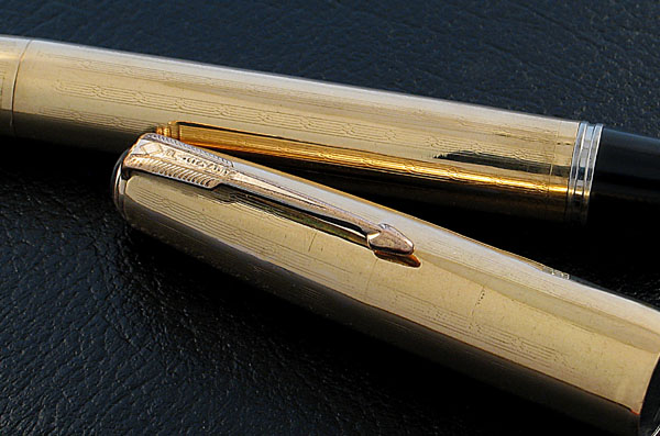CM Parker 51 Aerometric Customized Fountain Pen w/Gold Filled Clip Medium Nib 