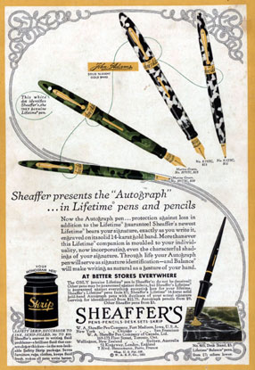 Sheaffer Autograph